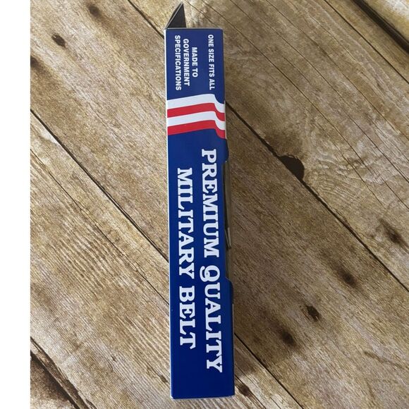 NATIONAL WEBBING PRODUCTS NWP REGULATION POLY/WOOL BLEND MILITARY BELT - Picture 3 of 4